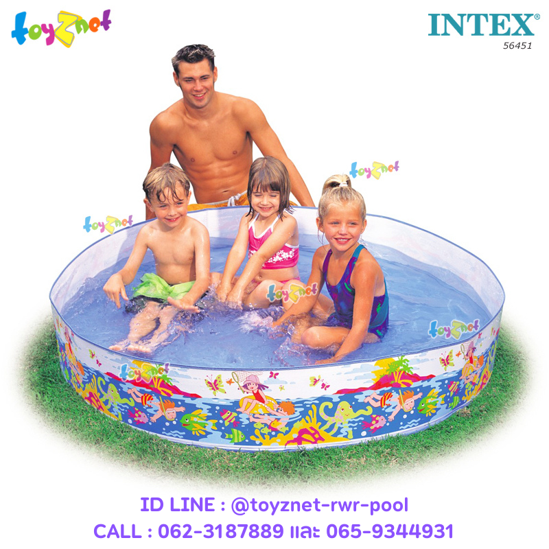 Intex Fun At The Beach Snapset Pool 5ft (1.52x0.25 m) no.56451