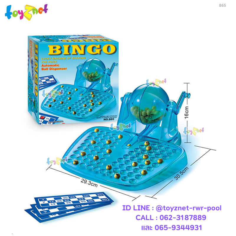 Toyznet Bingo Lottery Machine (Blue) no.865