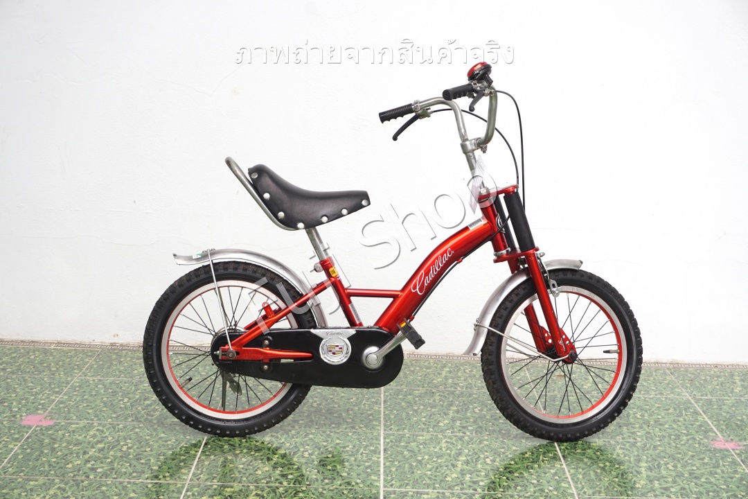 จักรยานเด็กญี่ปุ่น - ล้อ 16 นิ้ว - ไม่มีเกียร์ - Cadillac - สีแดง [จักรยานมือสอง]