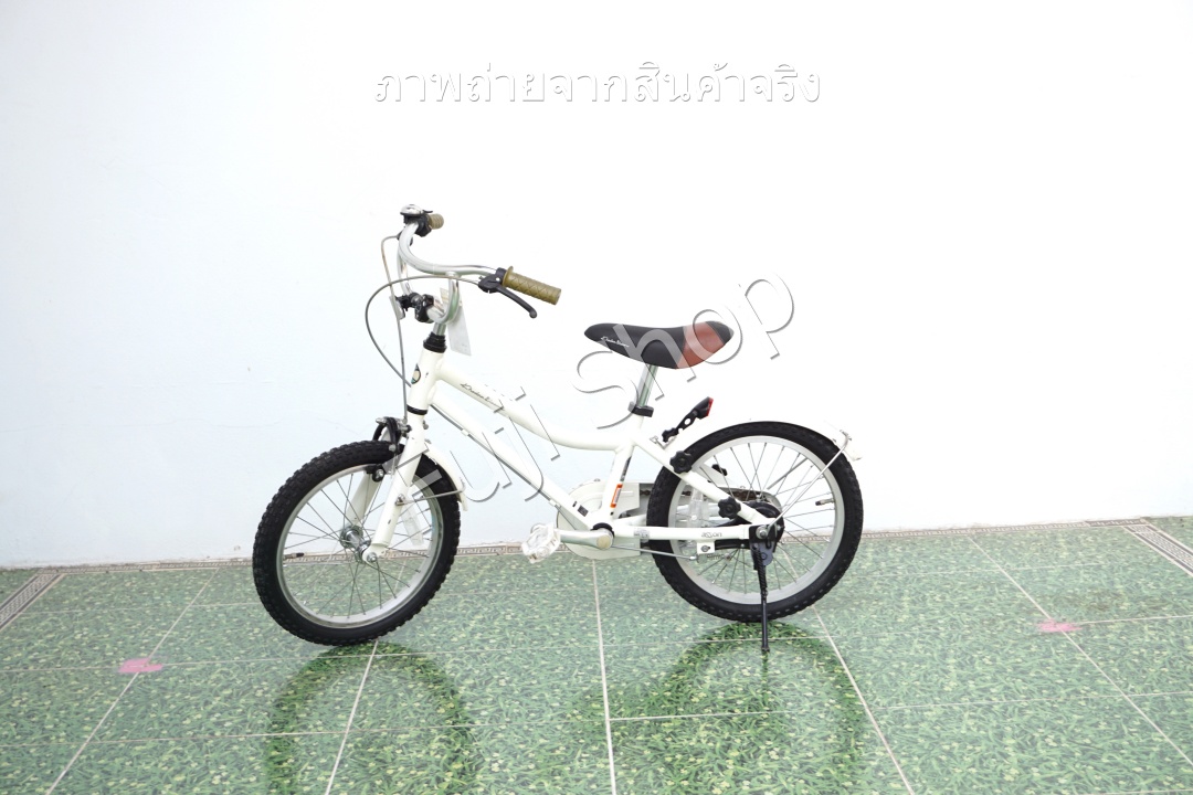 จักรยานเด็กญี่ปุ่น - ล้อ 16 นิ้ว - ไม่มีเกียร์ - อลูมิเนียม - Khodaa Bloom - สีขาว [จักรยานมือสอง]