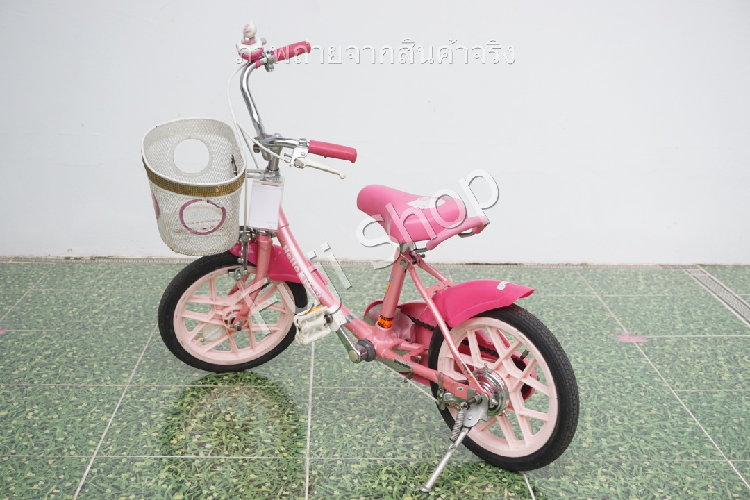 จักรยานเด็กญี่ปุ่น - ล้อ 14 นิ้ว - ไม่มีเกียร์ - สีชมพู [จักรยานมือสอง]