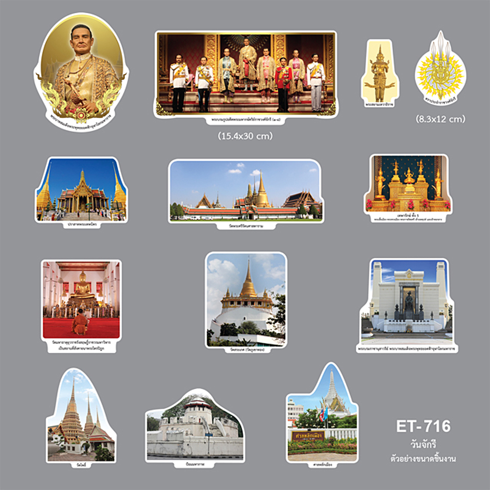 Display Chakri Memorial Day Flashcards ET-716