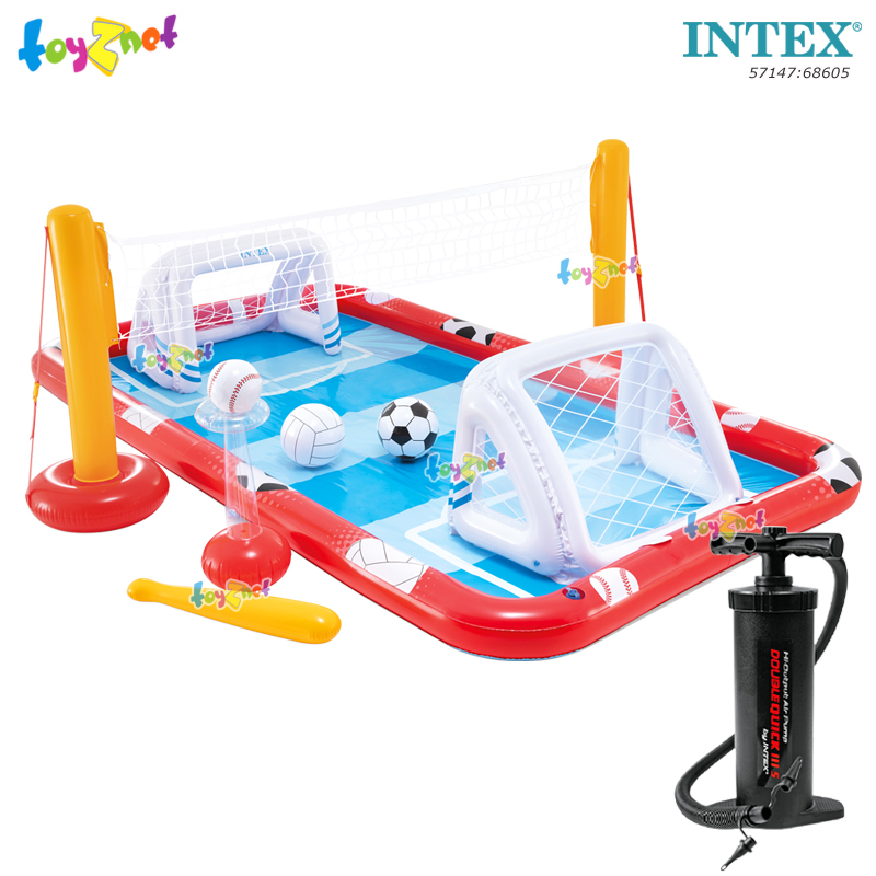 Intex Action Sports Play Center 3.25x2.67x1.02 m no.57147 + DQIII-S Air Pump