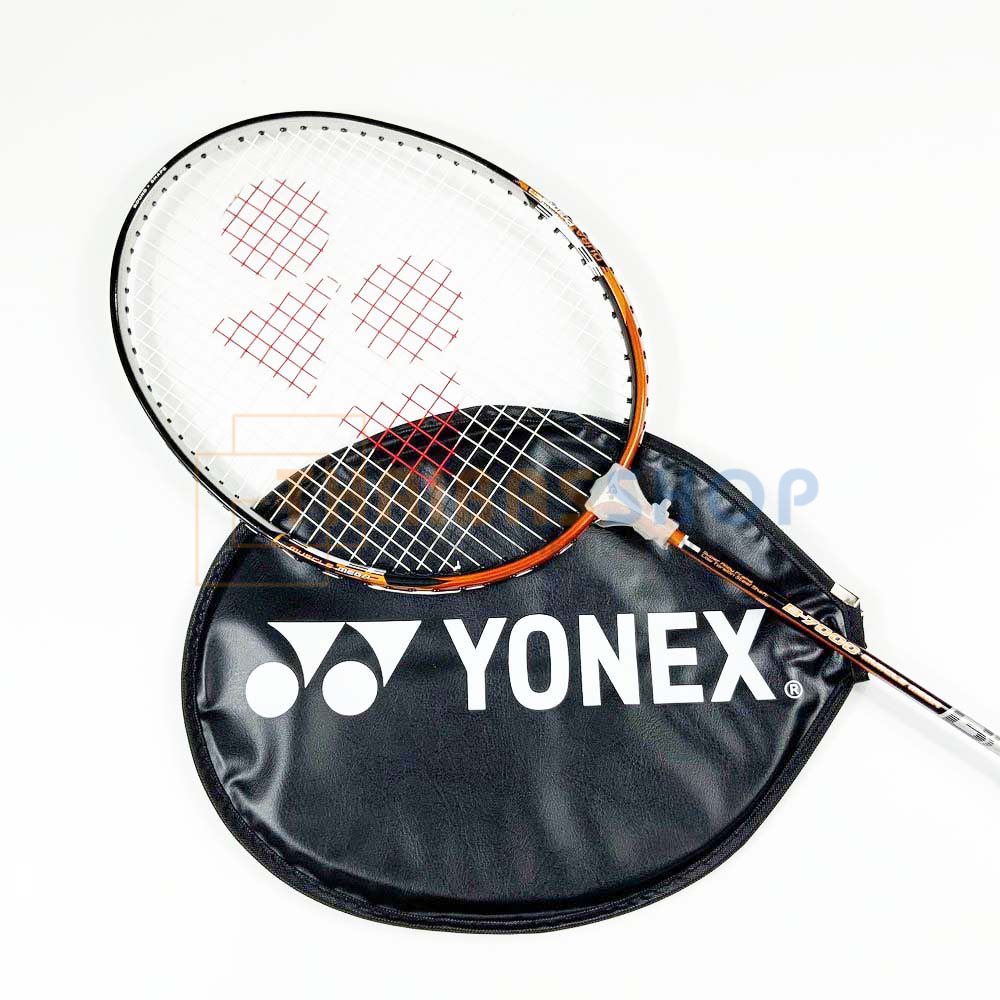 (ของแท้ 100%) ไม้แบดมินตั้น ไม้แบด พร้อมซอง Yonex รุ่น B7000 สีส้มทอง