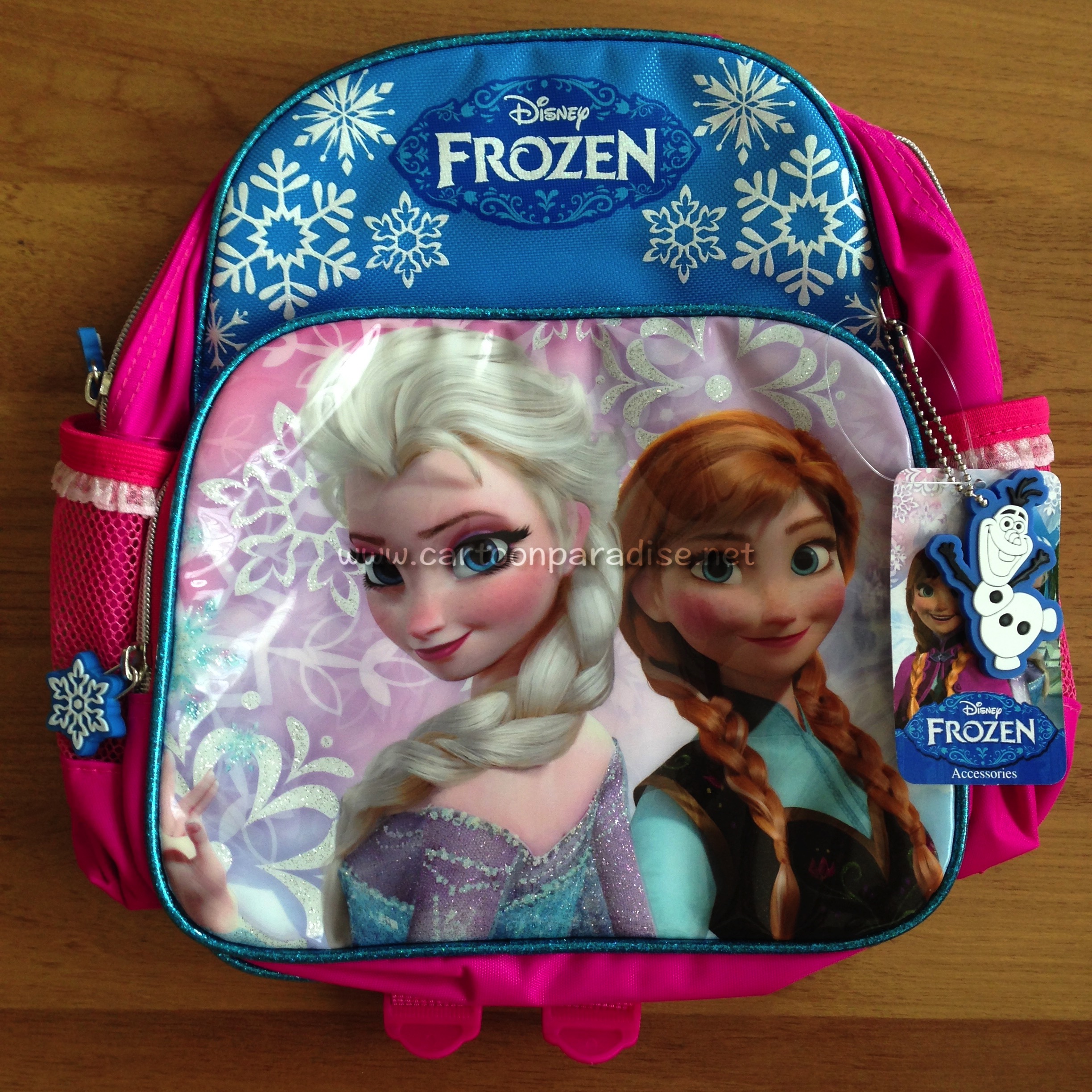 กระเป๋าเป้ 10 นิ้ว โฟรเซ่น แอนนา เอลซ่า Frozen Anna Elsa Backpack กระเป๋าสะพาย กระเป๋านักเรียน กระเป๋าเด็ก