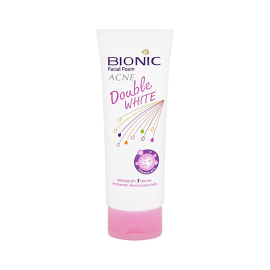 BIONIC โฟมล้างหน้า ไบโอนิค แอคเน่ ดับเบิ้ลไวท์ 80 กรัม