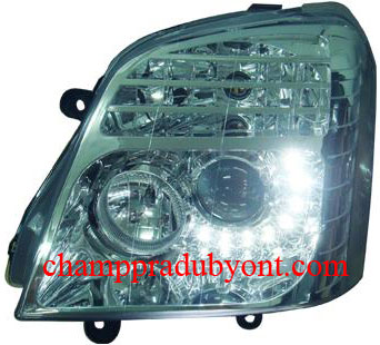 ไฟหน้าโปรเจคเตอร์ ISUZU D-MAX 2002-2006 ดำ LED