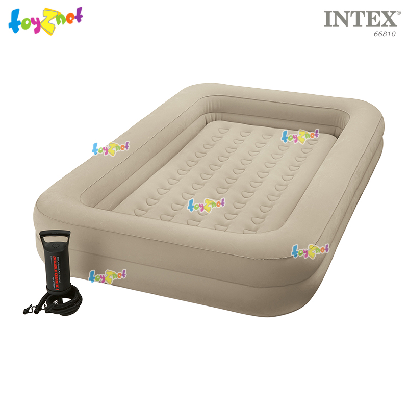 Intex Kidz Travel Airbed Set w/DQI Air Pump 1.07x1.68x0.25 m cream color no.66810
