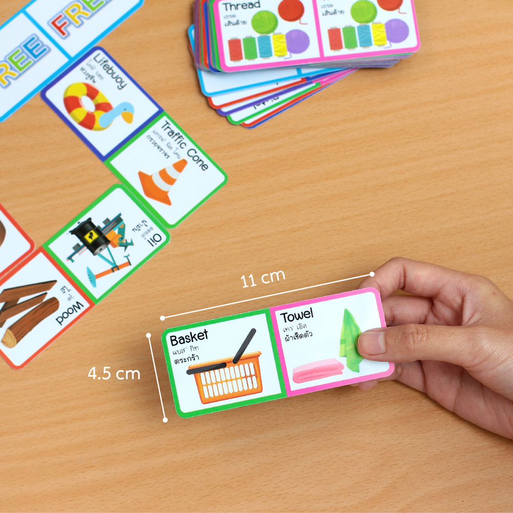 เกมโดมิโน เกมการศึกษาชุดสิ่งนี้มาจากอะไร Before And After ET-566