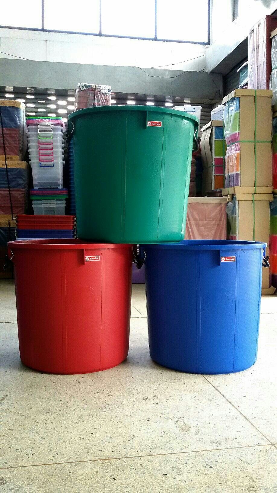 ถัง+ฝา 41 สี (ทรงเตี้ย)