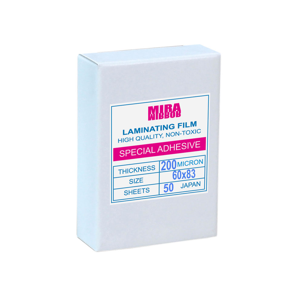 พลาสติกเคลือบบัตร 200 ไมครอน Mira 60x83