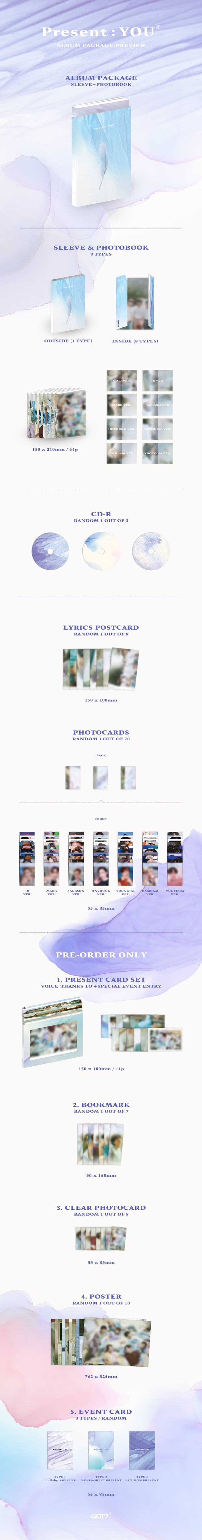 [PRE-ORDER] GOT7 - 3rd Album "PRESENT : YOU"
