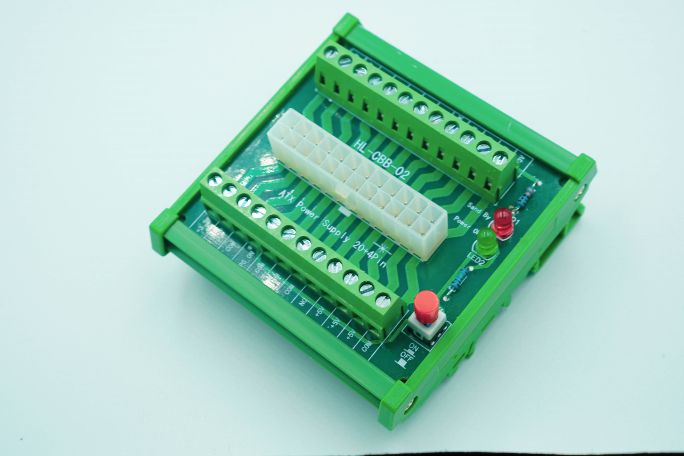 24/20-pin ATX DC Power Supply Breakout Board