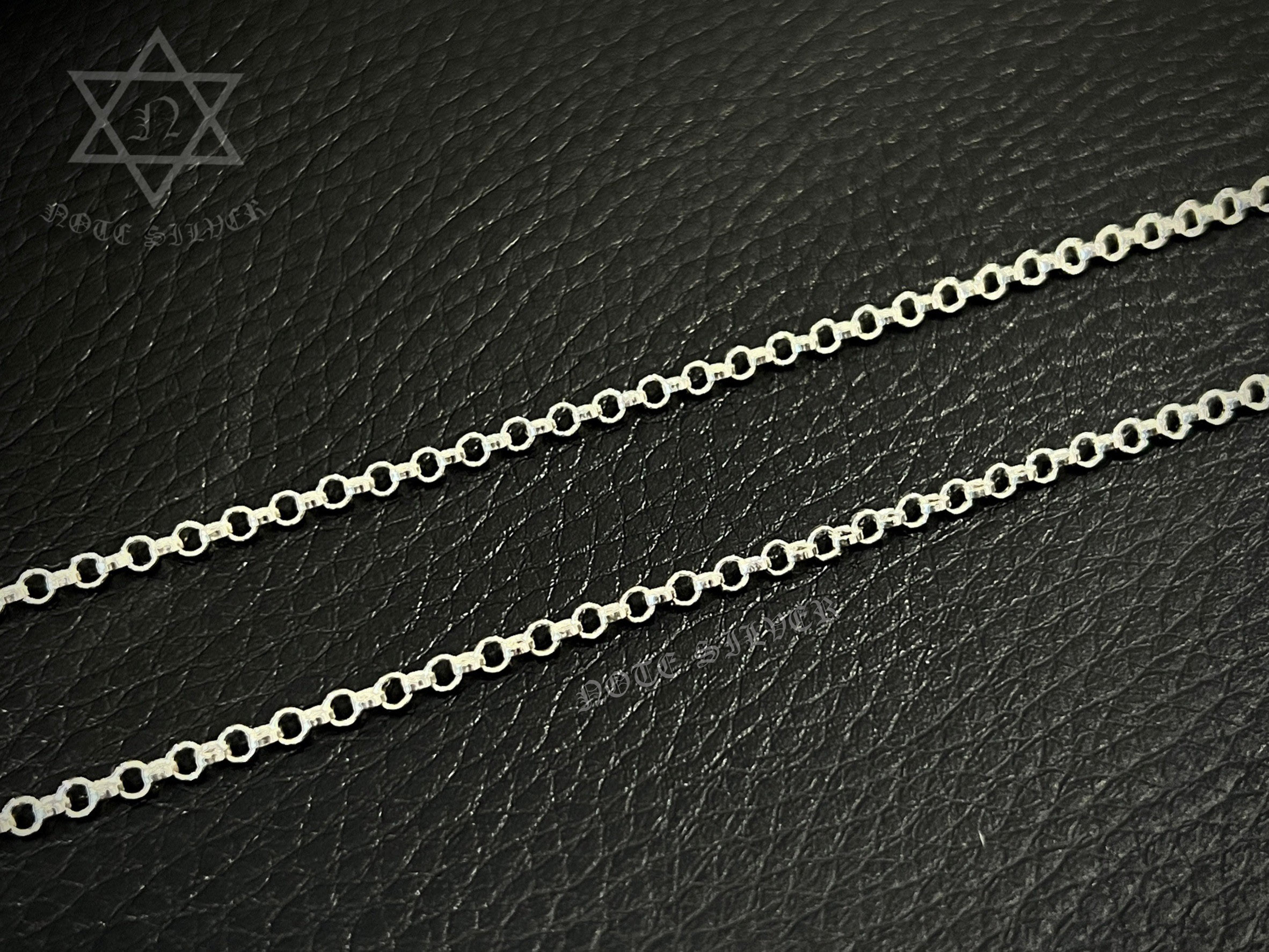 สร้อยคอเงินแท้ลายโซ่กลมขนาดหน้ากว้าง2.2มิล ความยาว24นิ้วนิ้วSterling Silver 925 NSNL3238