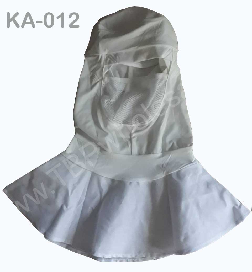 KA-012===ราคาส่ง 95 บาท ขั้นต่ำ 100 ใบ หมวกช่วงบนเป็นผ้าไมโครหนามีผ้าปิดปาก ด้านล่างเป็นผ้าโทเร210เส้น ยาวคลุมไหล่ สนใจติดต่อ 0810110084