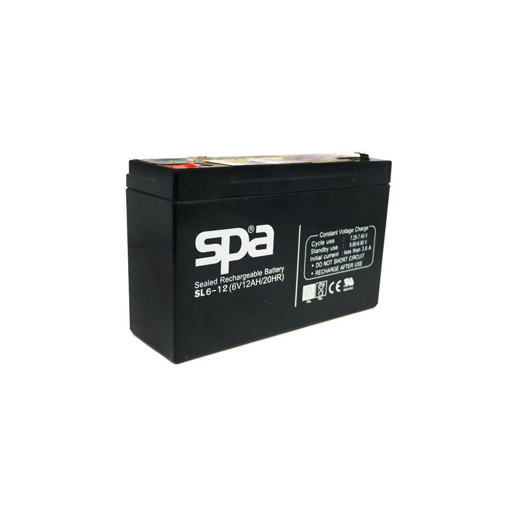 SPA แบตเตอรี่สำรองไฟ 6V 12Ah