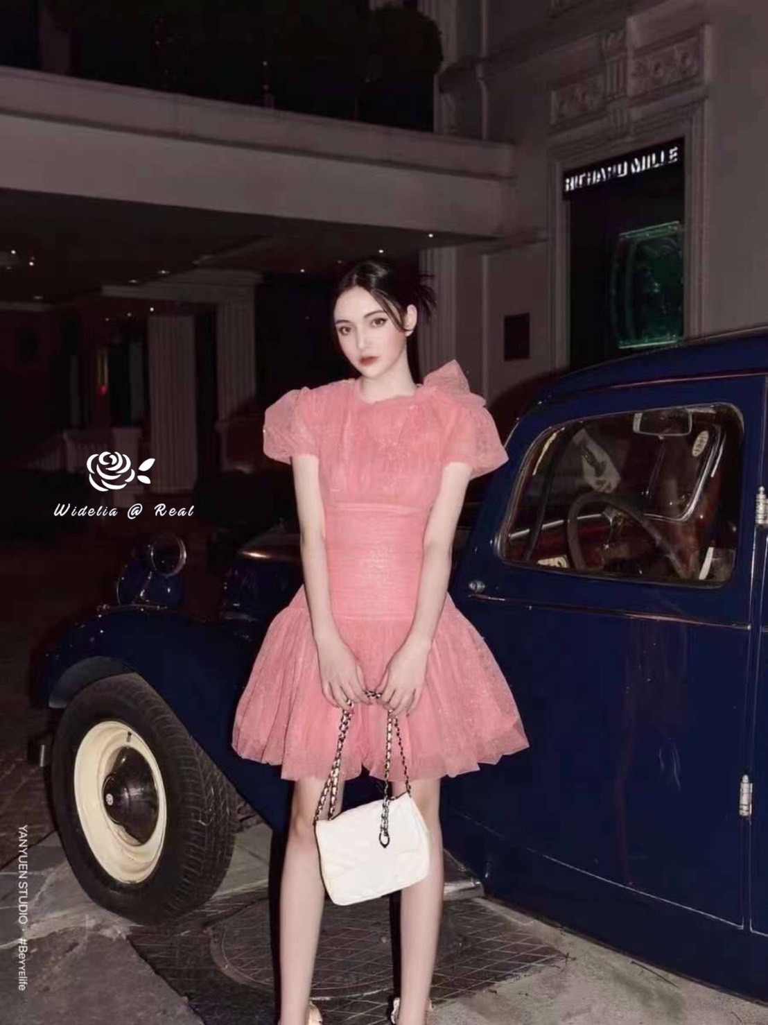 *Preorder*Korea Dress เดรสแขนพองแสนสวย งานเจ้าหญิงก็มาแม่