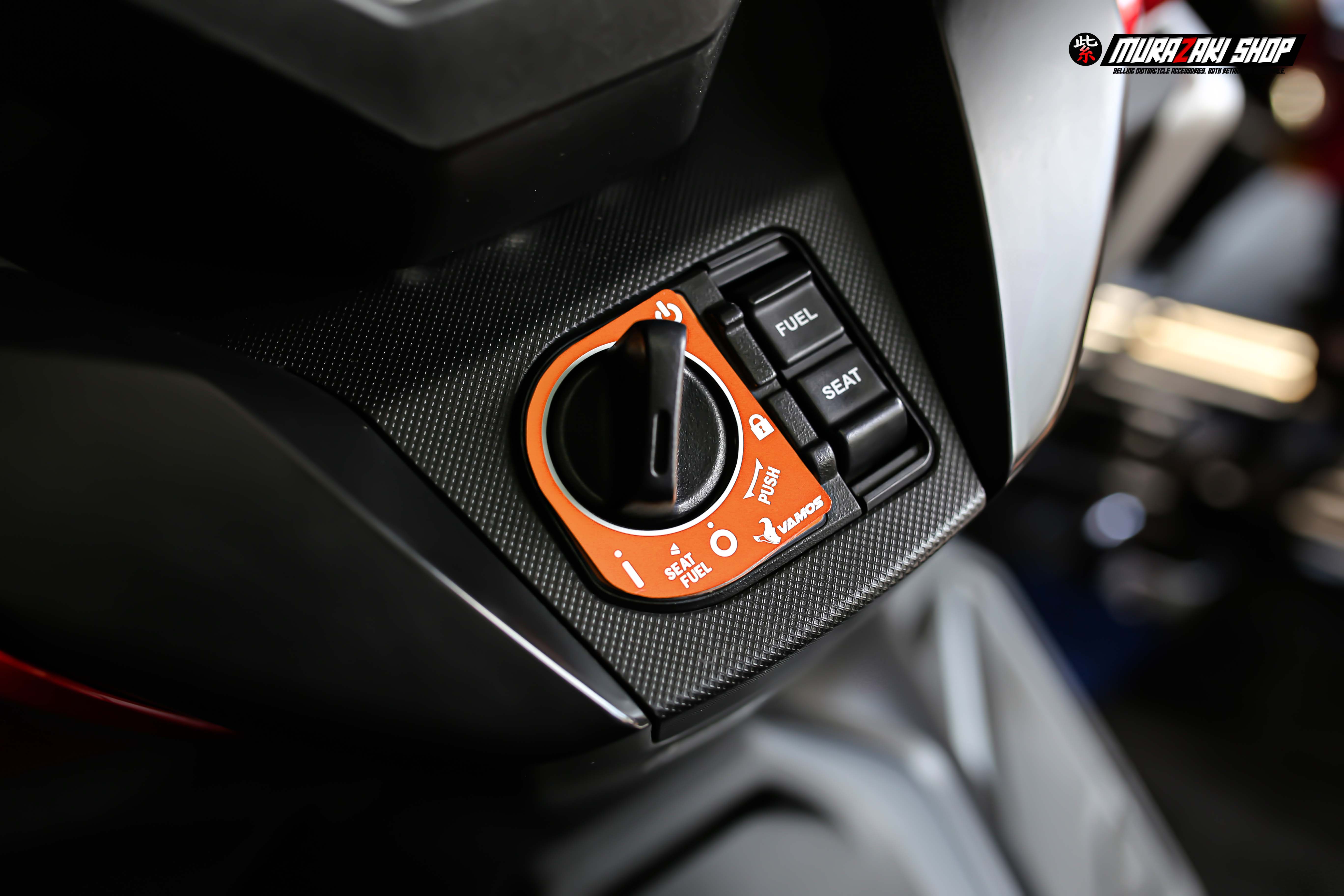 ครอบกุญเเจ VAMOS FORZA 300-350มี 2 แบบ - อลูมิเนียม 140.ไทเทเนียมแท้210