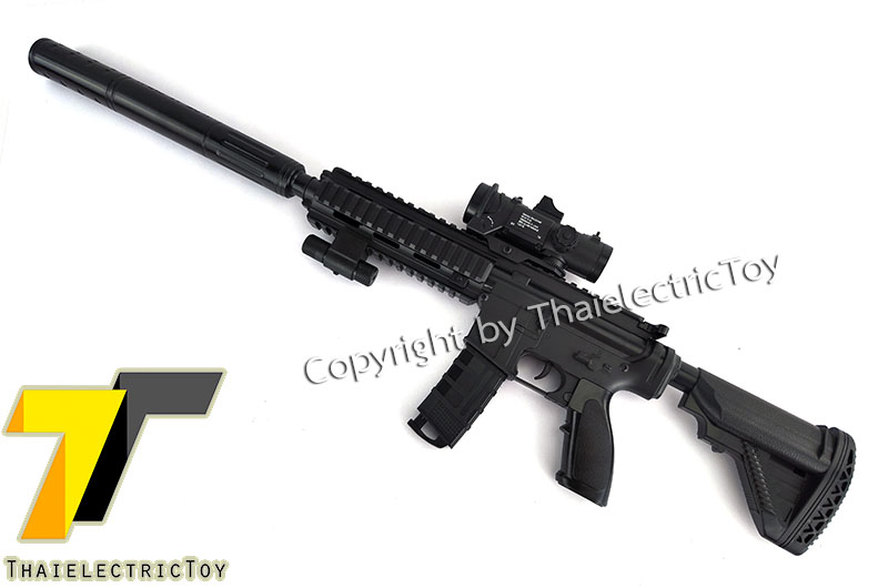ปืนลูกเจลหรือลูกพลาสติกขนาด 6 mm ยาว 76 ซม. แถมกระสุนเจล 3,000 นัด
