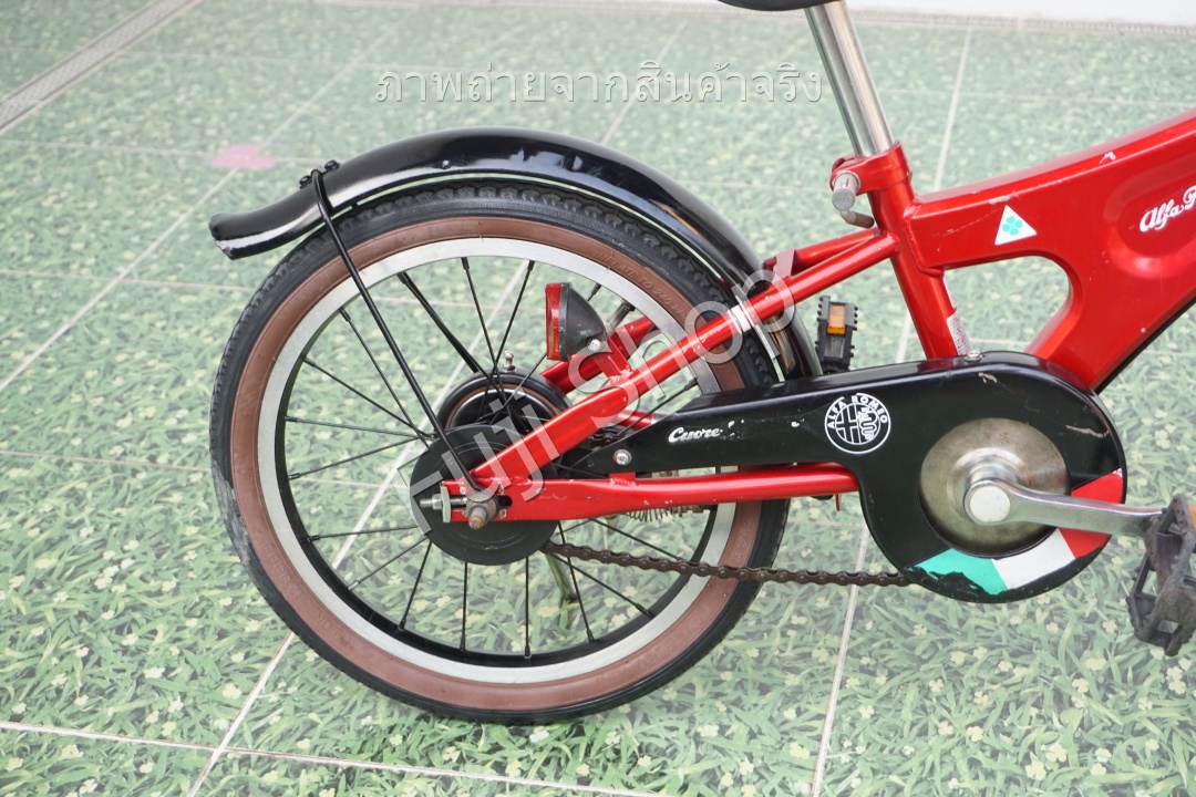 จักรยานเด็กญี่ปุ่น- ล้อ 16 นิ้ว - ไม่มีเกียร์ - Alfa Romeo - สีแดง [จักรยานมือสอง]