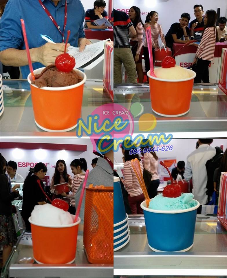 ออกบูธแจกไอศครีมงานประชุมวิชาการแพทย์ @ โรงพยาบาลพระมงกุฎฯ วันที่ 30-31 ก.ค.2559