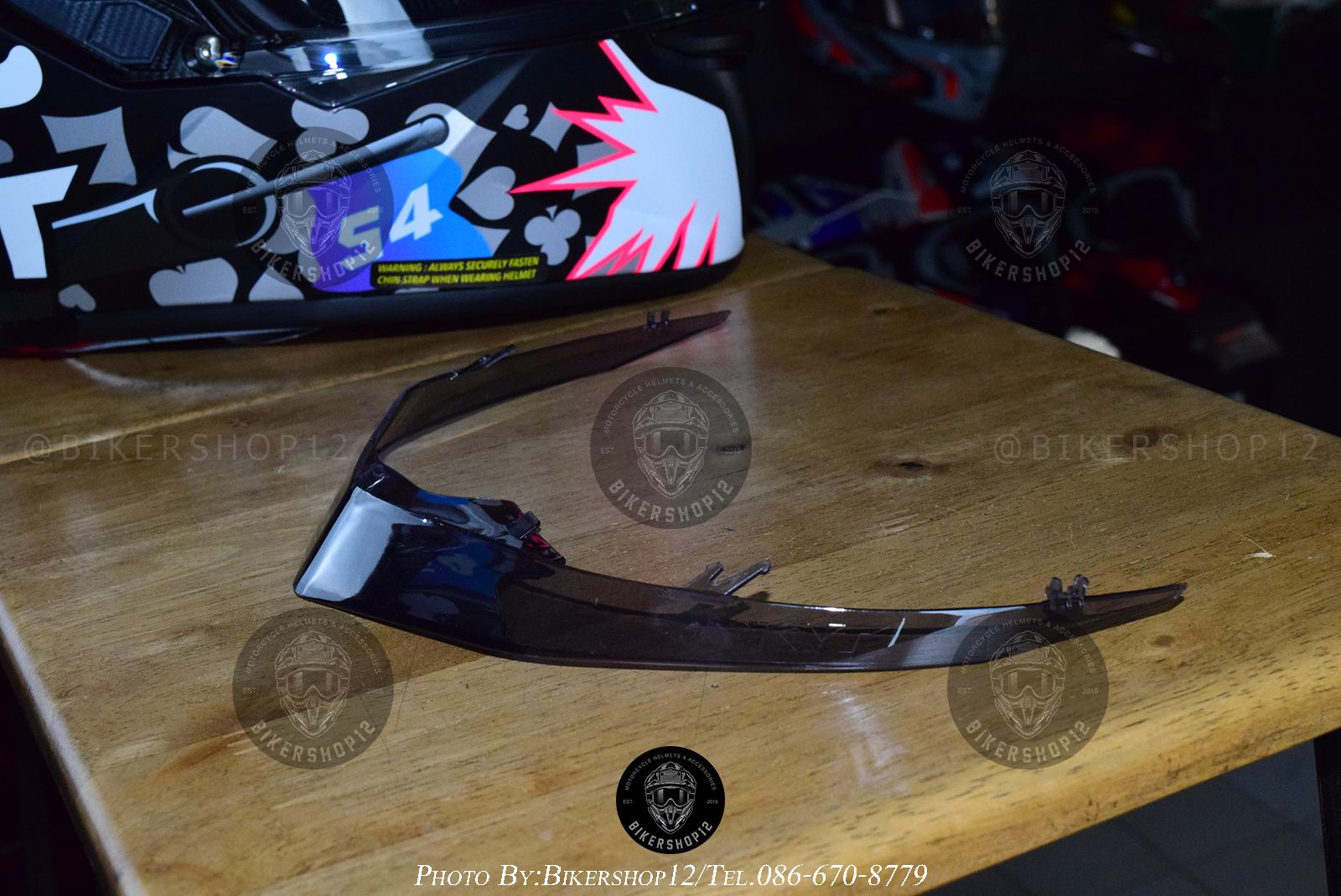 หมวกกันน็อคKYT รุ่น TT-REVO ลาย Fuselage Red