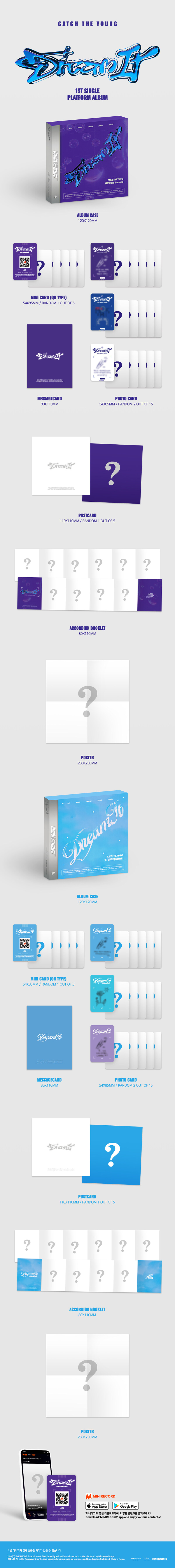 [PRE-ORDER] Catch The Young - 1st Single Album "Dream It" (META)