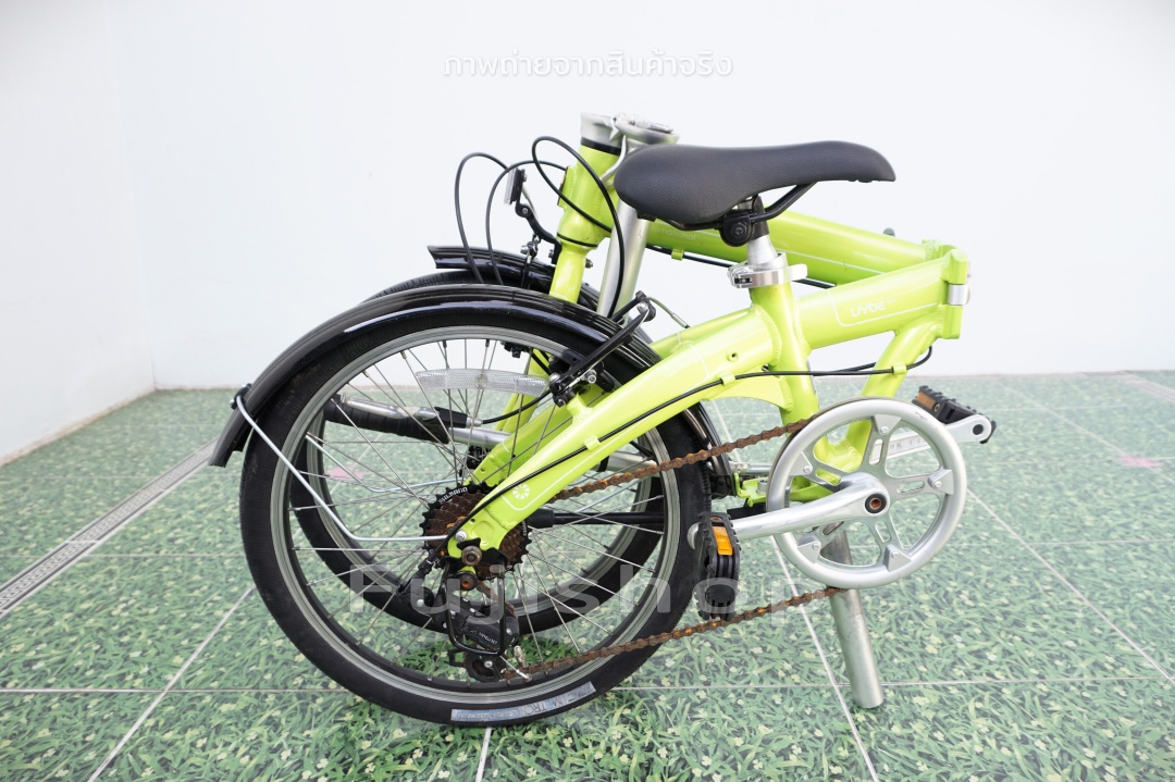 จักรยานพับได้ญี่ปุ่น - ล้อ 20 นิ้ว - เกียร์ 7 สปีด - อลูมิเนียม - Dahon Vybe D7 - สีเขียว [จักรยานมือสอง]