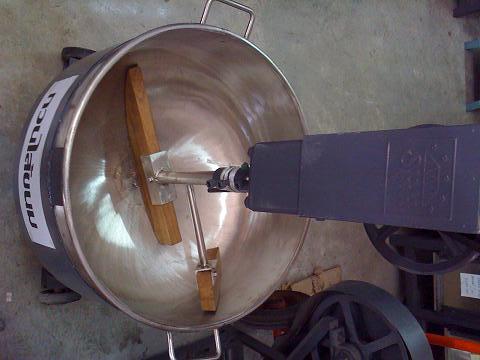 เครื่องกวน 20 นิ้ว กะทะสแตนเลส มอเตอร์ 0.5แรง