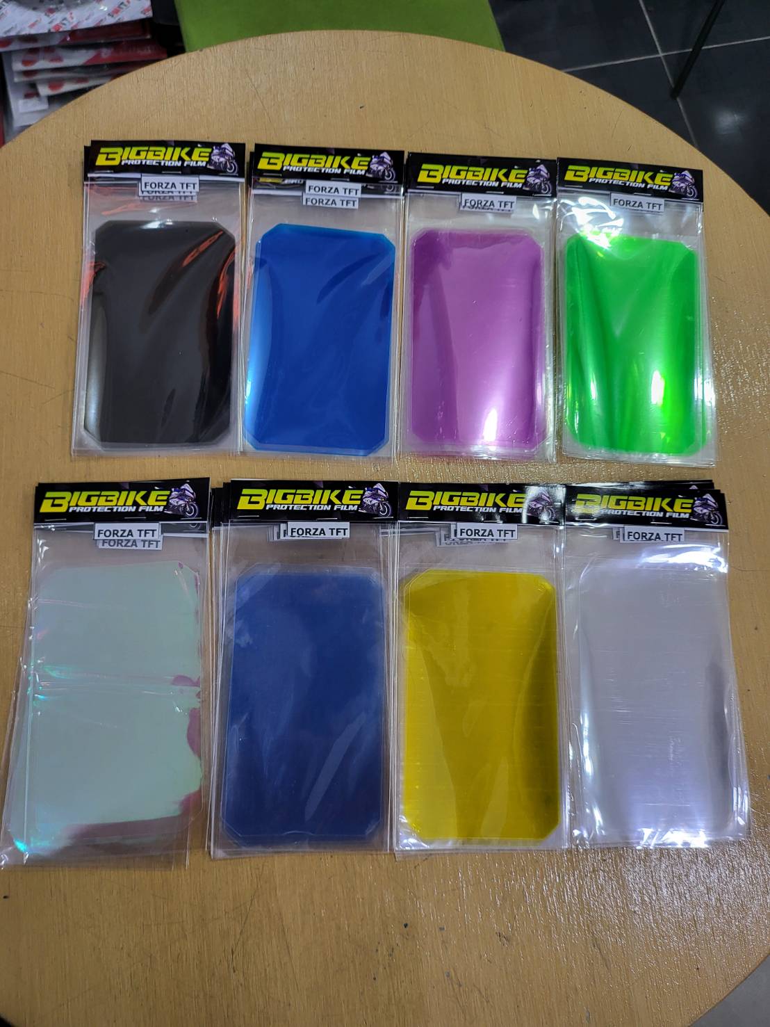 ฟิลม์กันรอยหน้าปัด ALL NEW FORZA 350 จอ TFT มีสีม่วง เขียว แดง ใส รุ้ง เหลือง น้ำเงิน ชา