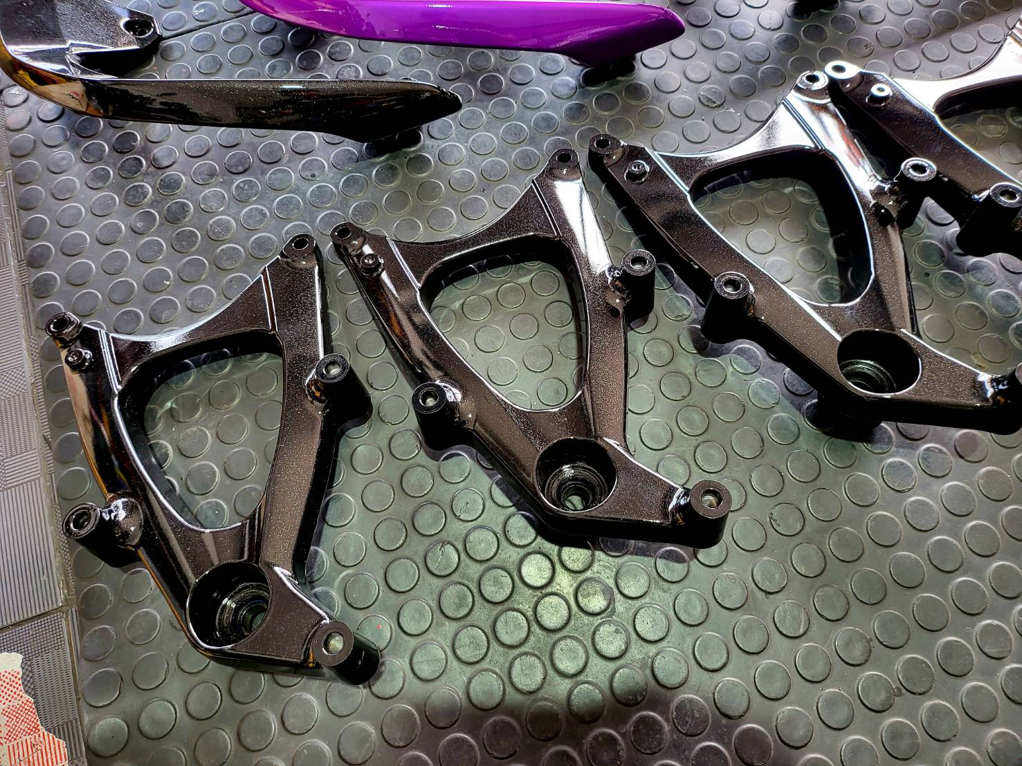 ล้อ-จับหลัง-แคร้-สวิงอาร์ม ทำสี พร้อมสับ Honda Giorno+