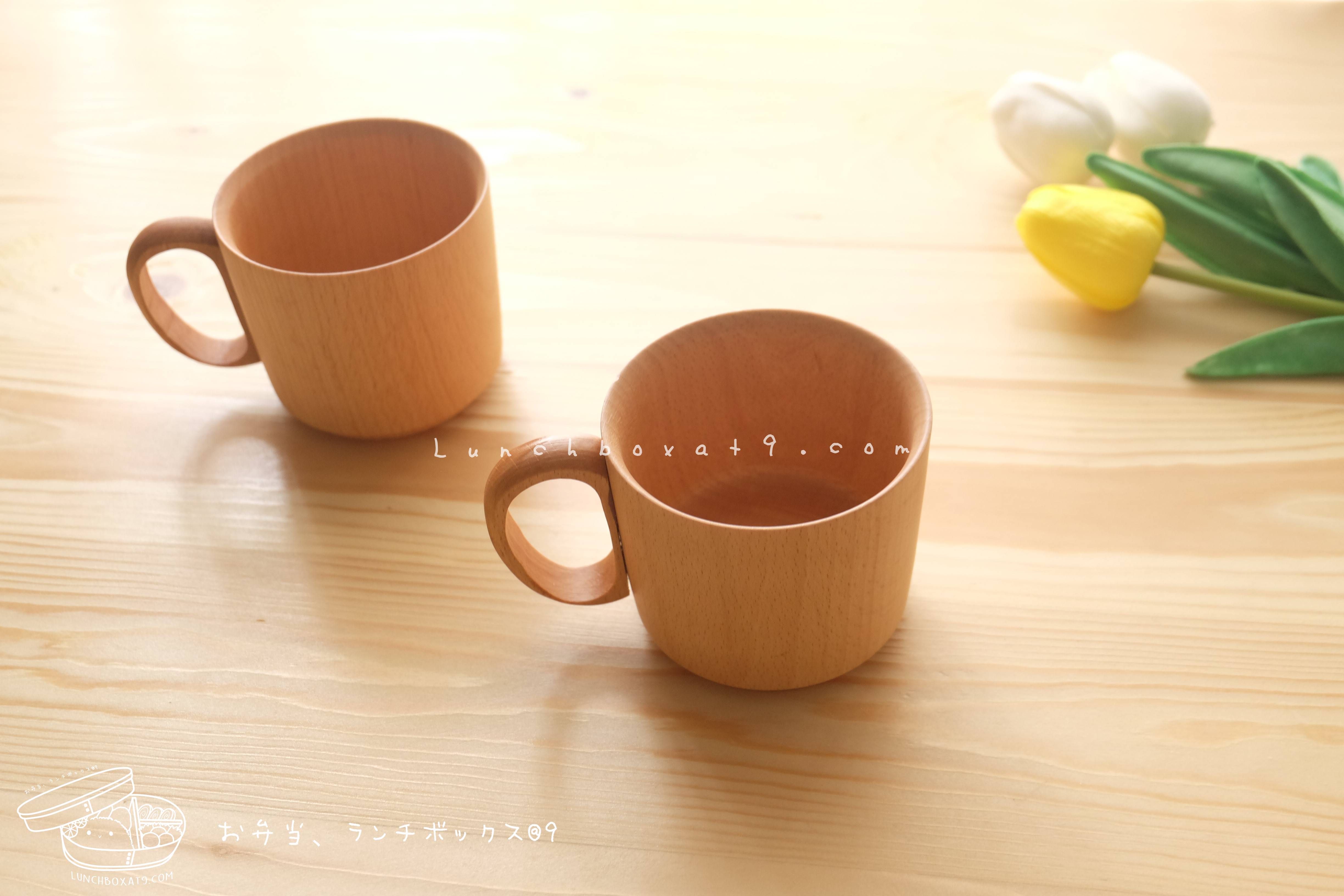 Japanese Wood Cup - แก้วไม้ ถ้วยไม้ญี่ปุ่น