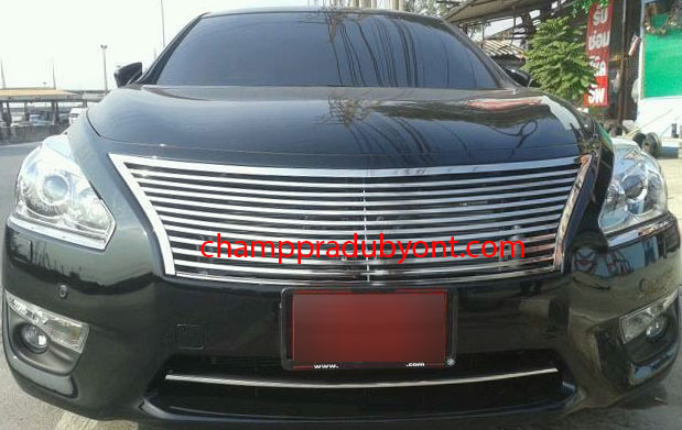 กระจังหน้า NISSAN TEANA 13-16 ทรง VIP สแตนเลส