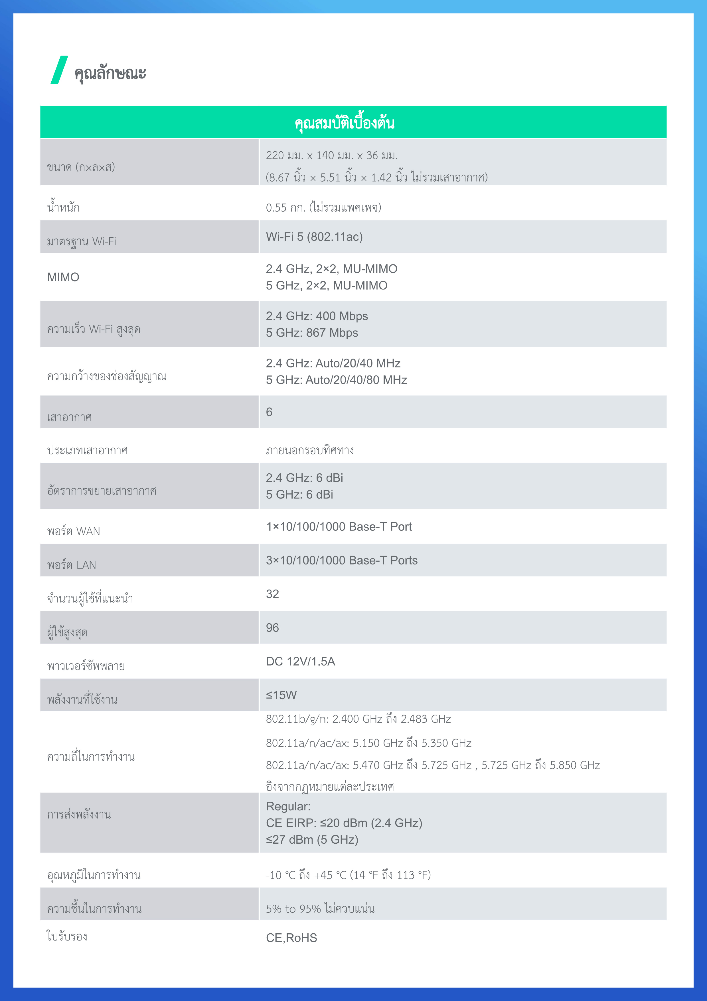 RUIJIE RG-EW1200G PRO : 1300M Dual-band Gigabit Wireless Router BY BILLIONAIRE SECURETECH RG-EW1200G PRO