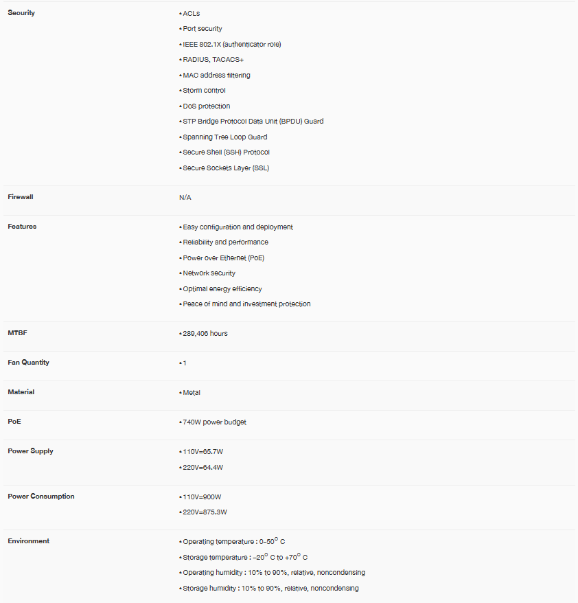 CISCO CBS220-48FP-4X-EU : PoE Switch 48-port GE, Full PoE, 4x10G SFP+ BY BILLIONAIRE SECURETECH CISCO CBS220-48FP-4X-EU