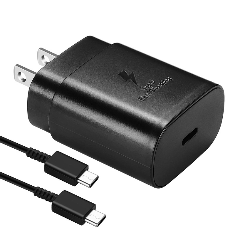 หัวชาร์จแท้+สาย ซัมซุง FASTCHARG 25 WATT type-c