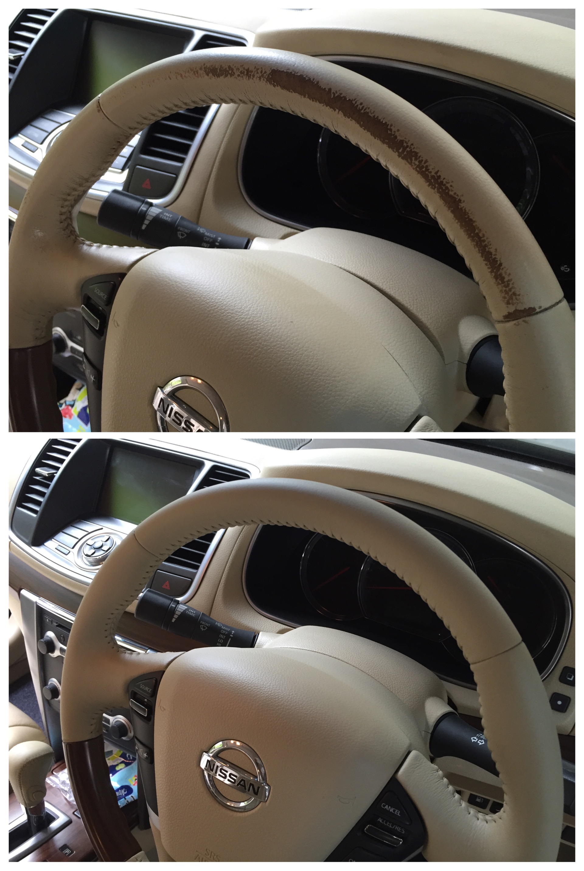 สีสเปรย์พ่นเบาะหนัง คอนโซล พวงมาลัย