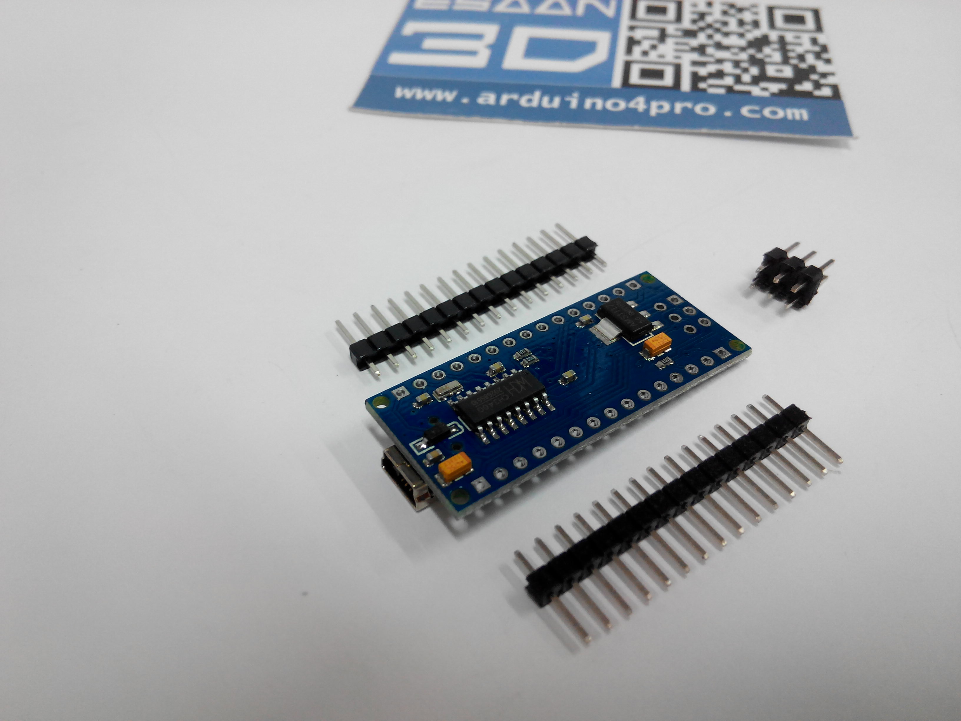 Arduino Nano 3.0 Mini USB ใช้ชิฟ CH340G ยังไม่ได้บัดกรี (ไม่มีสาย Mini USB)