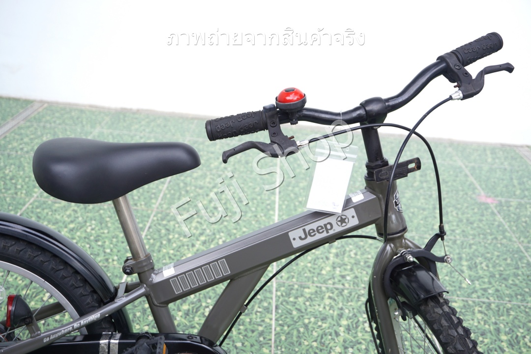 จักรยานเด็กญี่ปุ่น- ล้อ 18 นิ้ว - ไม่มีเกียร์ - Jeep - สีเขียว [จักรยานมือสอง]