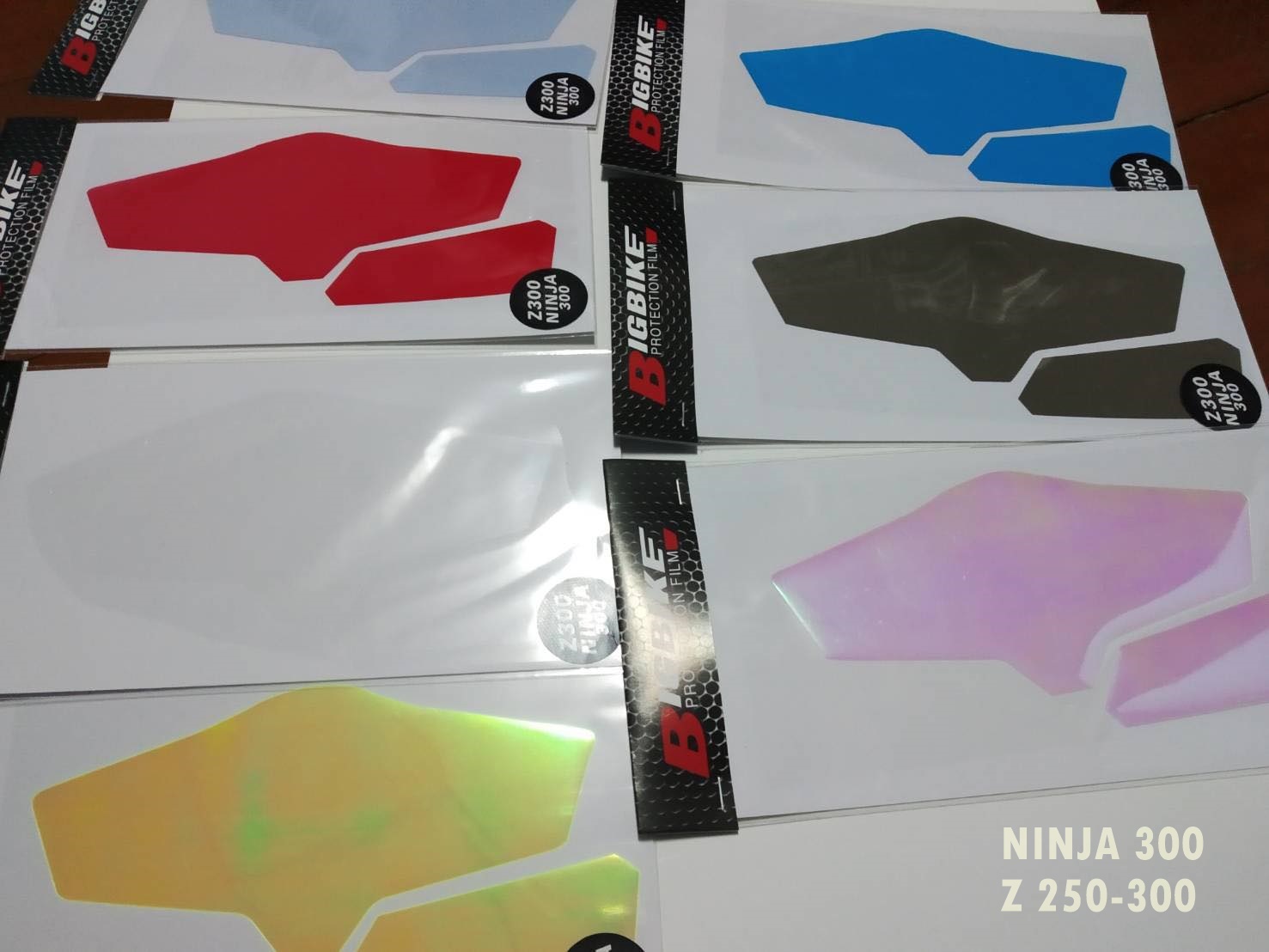 ฟิลม์กันรอยหน้าปัด(สนใจสีไหนทักแชทขอดูรูปติดแล้วได้นะครับ) รุ่น Z250-300