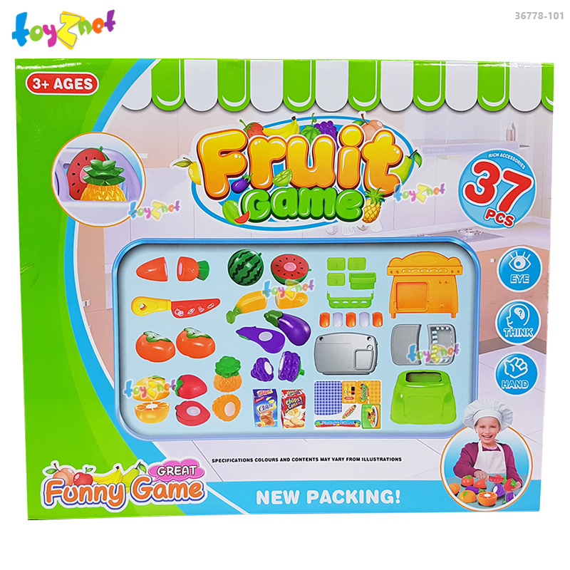 Toyznet Fruit Shop Kiosk Counter (37 pcs) Green-Yellow no.36778-101