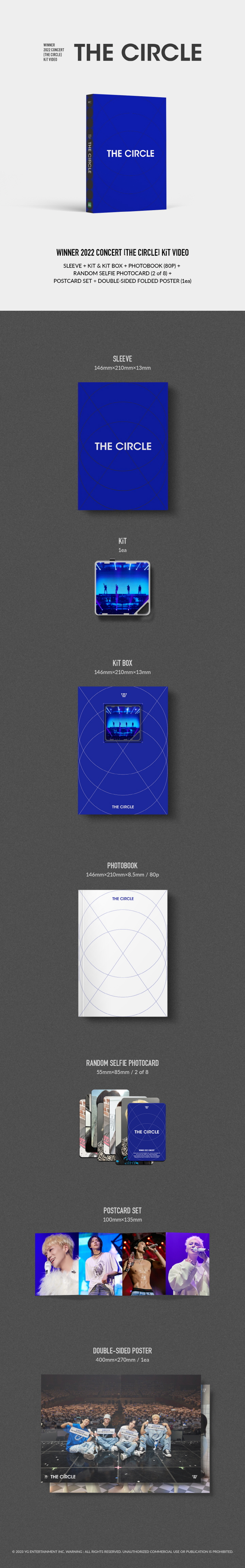 [PRE-ORDER] WINNER - 2022 CONCERT "THE CIRCLE" (KiT VIDEO)