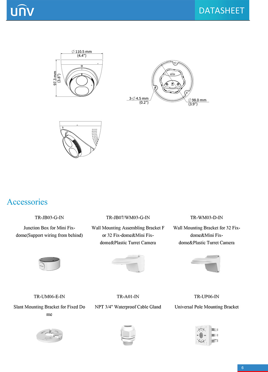UNIVIEW IPC3614SB-ADF28(40)KMC-I0 กล้องวงจรปิด IP CAMERA 4MP Tri-Guard Fixed Dual-light BY BILLIONAIRE SECURETECH IPC3614SB-ADF28(40)KMC-I0