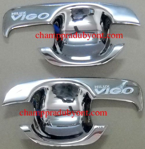 ถ้วยรองมือเปิดประตูโครเมี่ยม TOYOTA VIGO 04-11 FITT