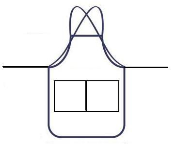 AP-002===ราคาส่ง 45 บาทต่อผืน ขั้นต่ำ 100 ผืน ผ้ากันเปื้อนเนื้อผ้าโซล่อนมีสายคล้องคอ,สายคาดเอว,กระเป๋าสองด้าน(มีหลายสีค่ะ) Tel:081-0110084/02-3972066