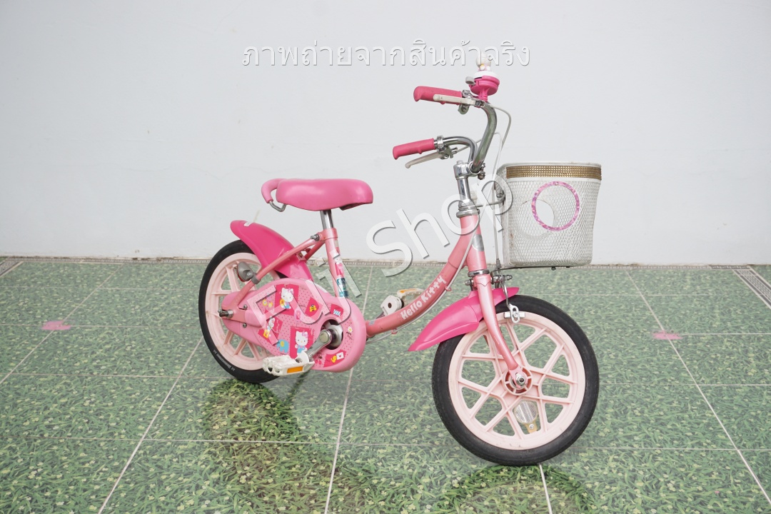 จักรยานเด็กญี่ปุ่น - ล้อ 14 นิ้ว - ไม่มีเกียร์ - สีชมพู [จักรยานมือสอง]