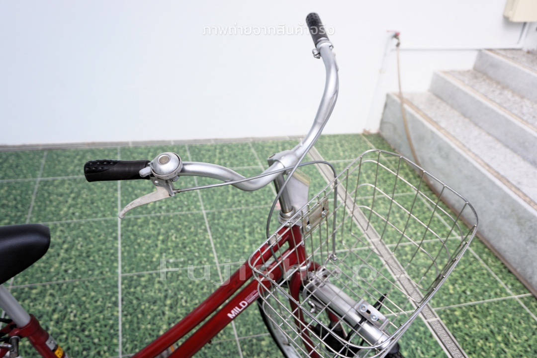 จักรยานแม่บ้านญี่ปุ่น - ล้อ 26 นิ้ว - ไม่มีเกียร์ - Mild - สีแดง [จักรยานมือสอง]