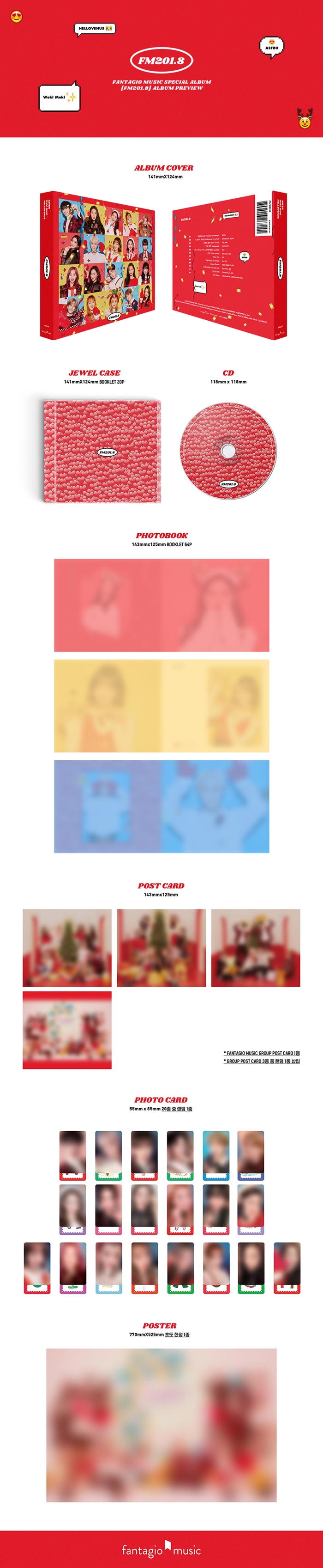 [PRE-ORDER] FANTAGIO MUSIC - Special Album "FM 201.8"