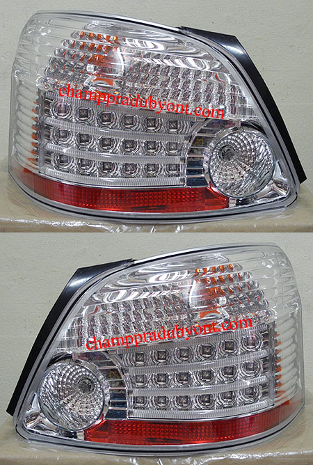 ไฟท้าย TOYOTA VIOS 07-12 ขาว LED