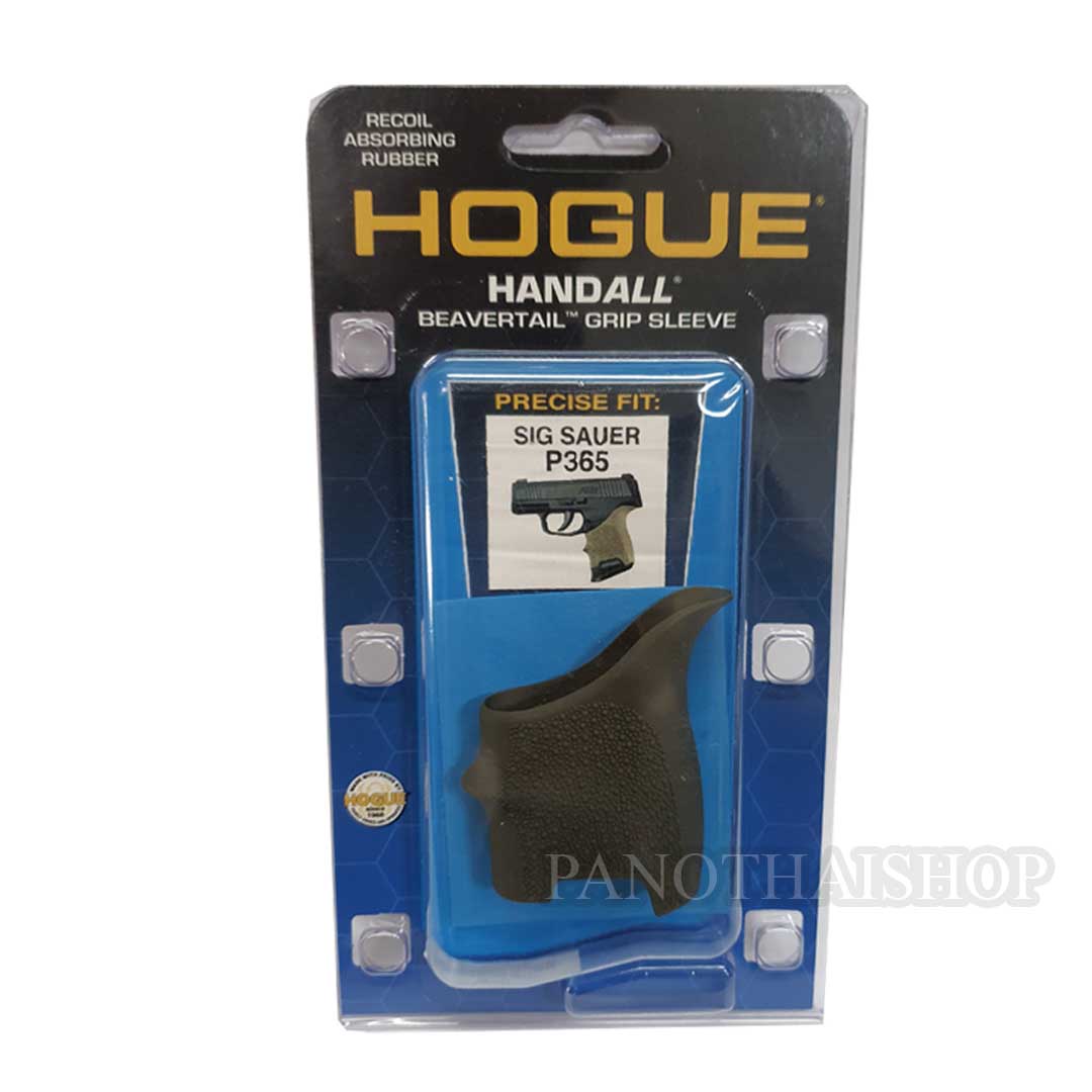 Sig Sauer P365 HOGUE 18701 สีเขียว OD Green ยางรัดด้าม ซิกซ์ซาวเออร์ 365 ของแท้ จากอเมริกา จับกระชับมือ SIG SAUER P365 OD Green